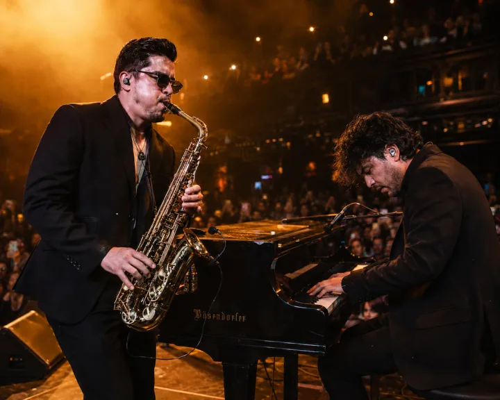Dueto de piano y saxofón para eventos sociales